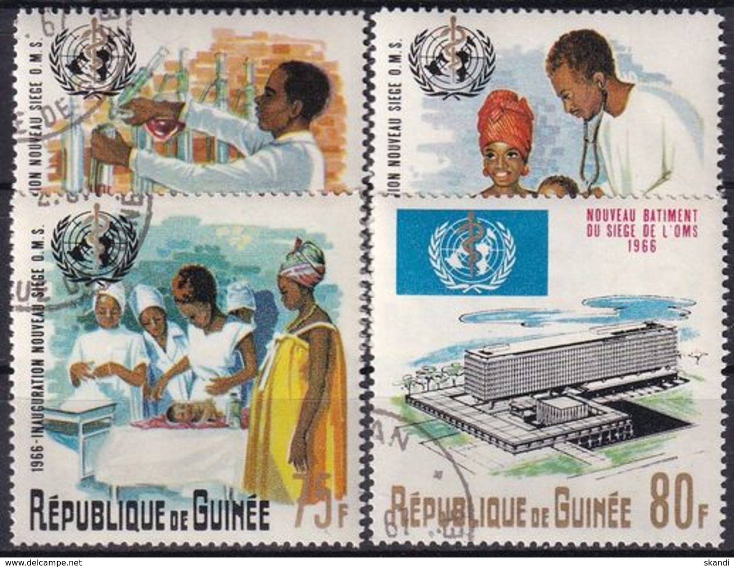 GUINEA 1966 Mi-Nr. 409/12 O Used - Aus Abo - Guinea (1958-...)