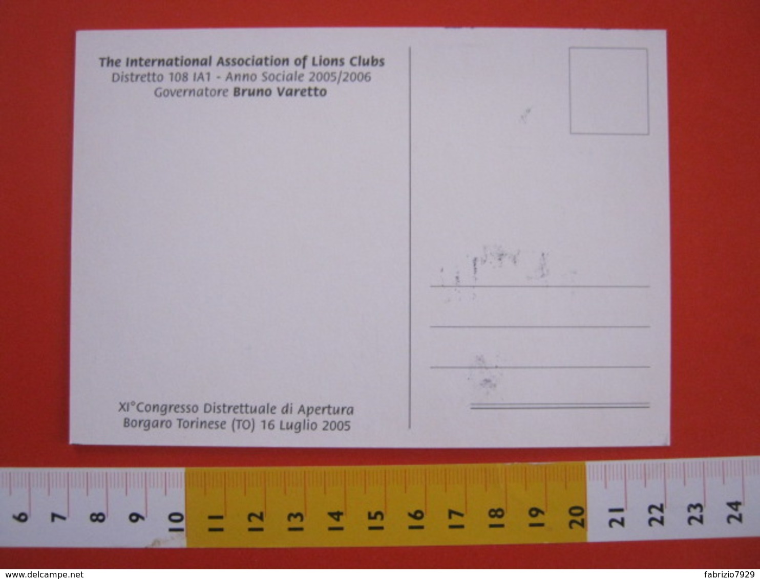 A.08 ITALIA ANNULLO - 2005 BORGARO TORINO LIONS CLUB CONGRESSO APERTURA DISTRETTO 108 - Rotary, Lions Club