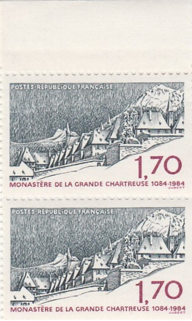 FRANCE 1984 N°2323** MONASTERE CHARTREUSE LA PAIRE BDF - Neufs