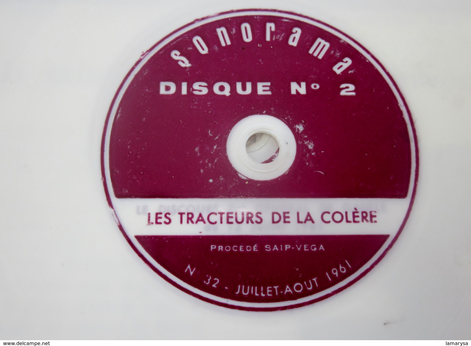 Magazine Sonorama N° 32-Août 1961-Musique Disque Vinyle Format spécial Algerie-De gaulle-Ursula Andress-Ray Charles-Pubs