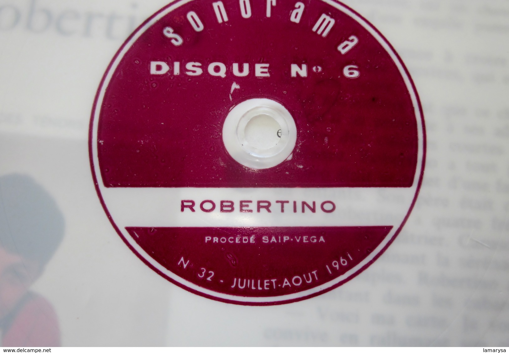 Magazine Sonorama N° 32-Août 1961-Musique Disque Vinyle Format spécial Algerie-De gaulle-Ursula Andress-Ray Charles-Pubs