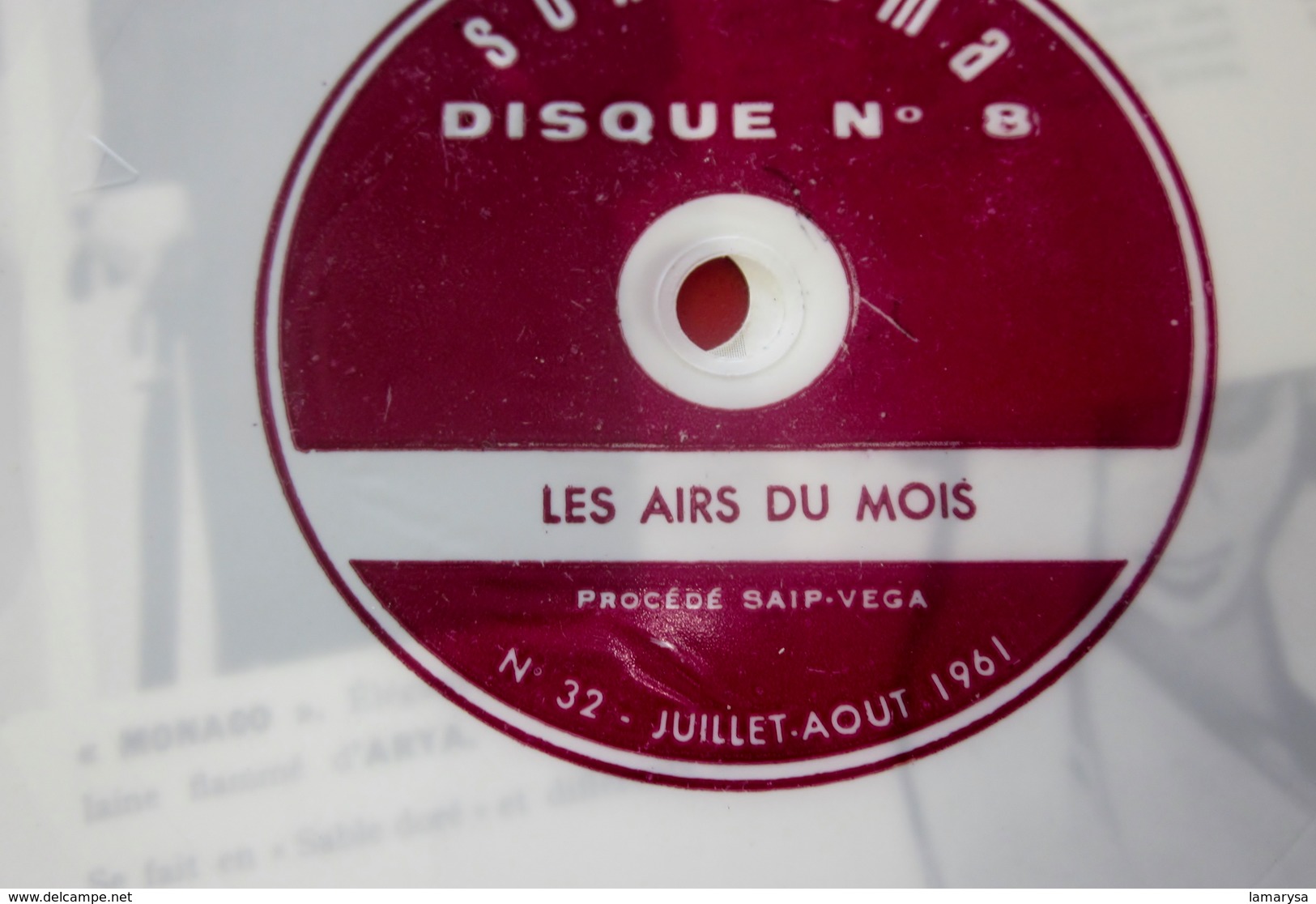 Magazine Sonorama N° 32-Août 1961-Musique Disque Vinyle Format spécial Algerie-De gaulle-Ursula Andress-Ray Charles-Pubs