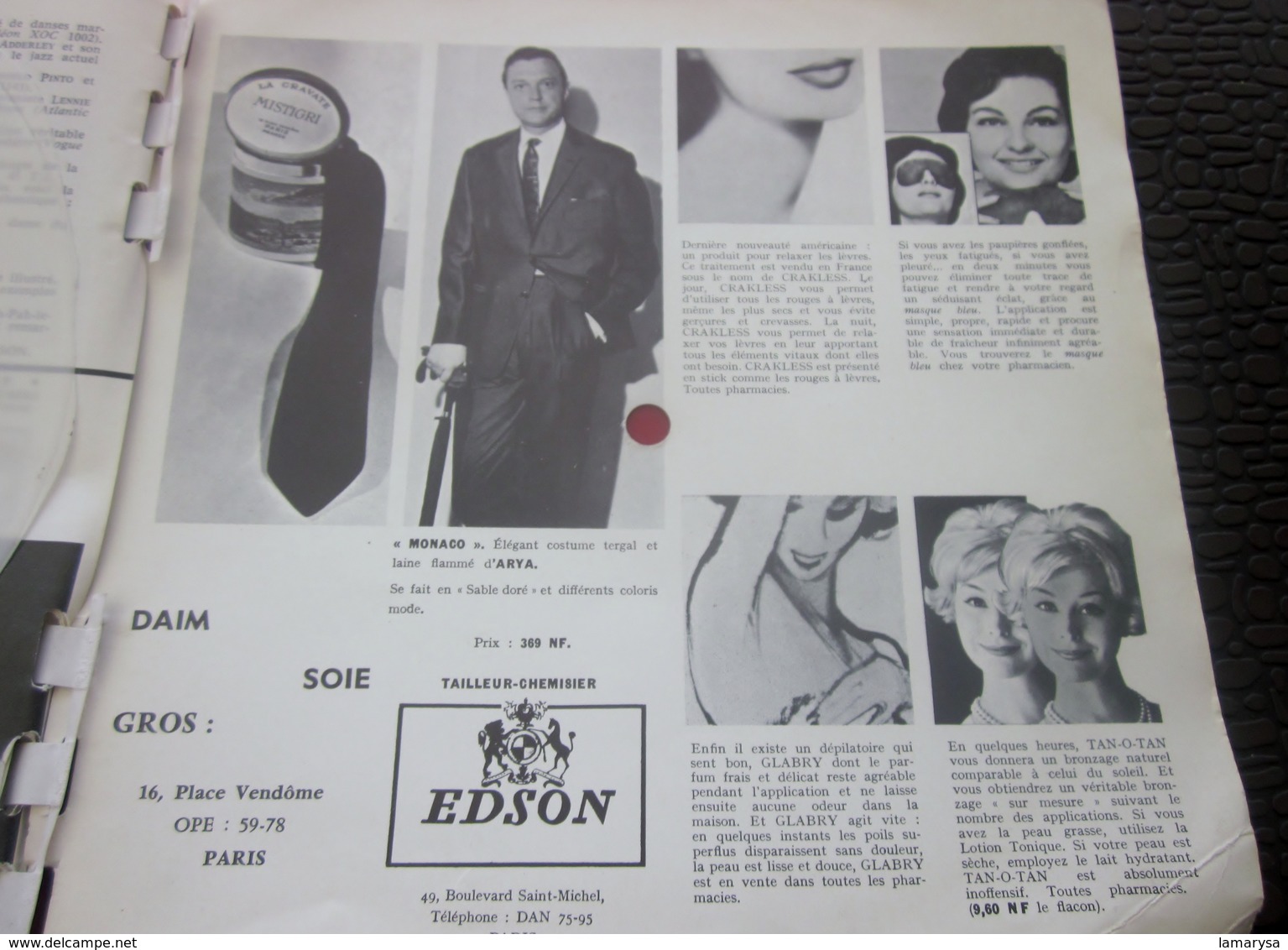 Magazine Sonorama N° 32-Août 1961-Musique Disque Vinyle Format spécial Algerie-De gaulle-Ursula Andress-Ray Charles-Pubs
