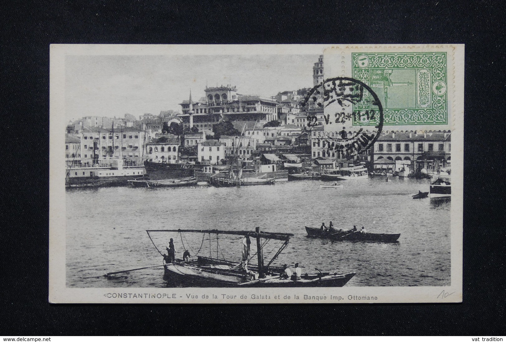 TURQUIE - Affranchissement De Istamboul Sur Carte Postale En 1922 - L 22761 - Cartas & Documentos