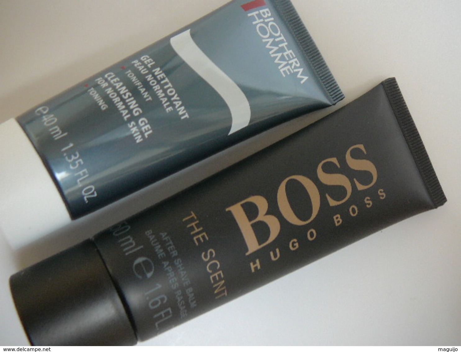 BOSS, BIOTHERM    ....LOT 2 PRODUITS    LIRE ET VOIR !! - Miniaturen Herrendüfte (ohne Verpackung)