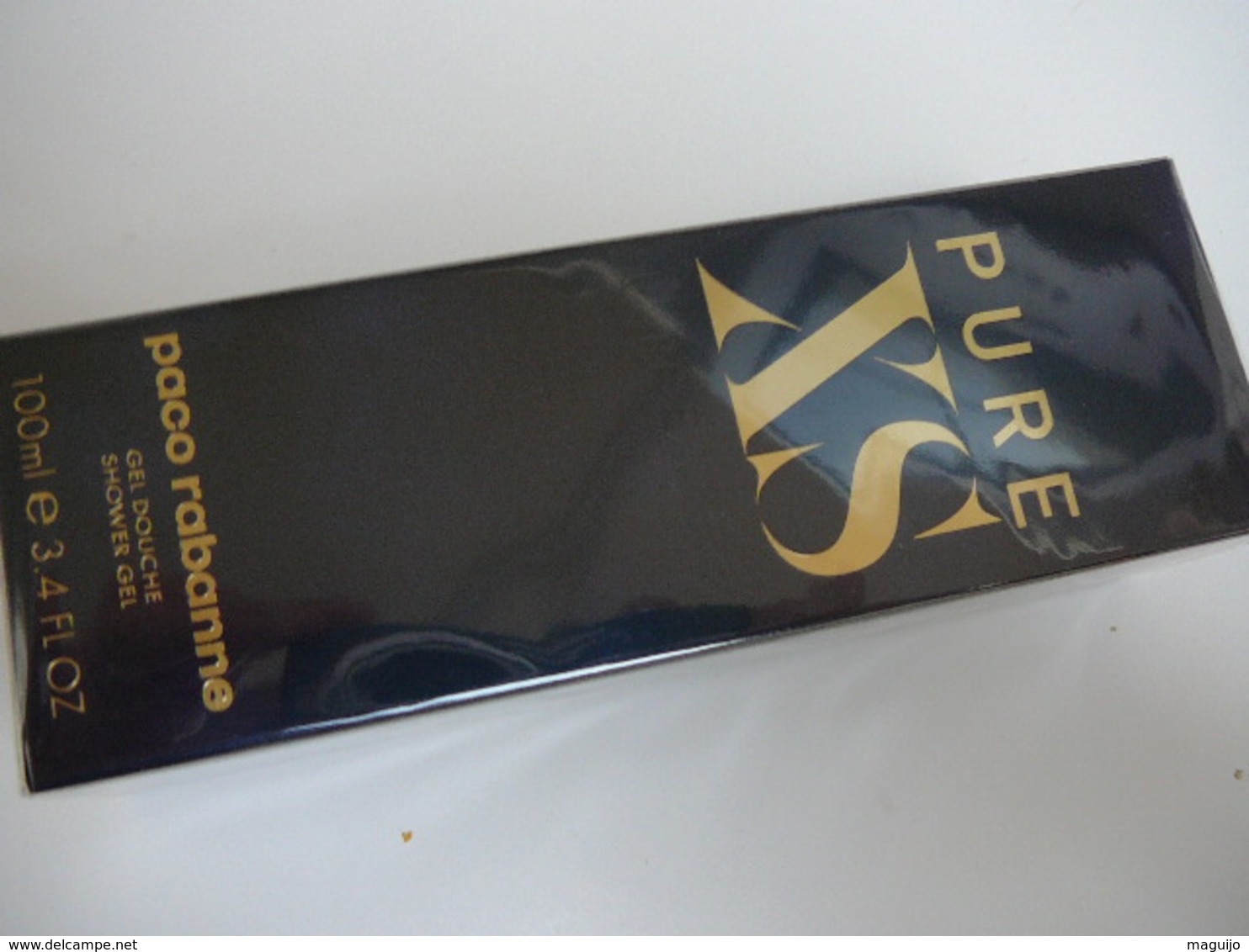 PACO RABANNE : " PURE XS HOMME" GEL DOUCHE SOUS BLISTER   100 ML    LIRE ET VOIR !! - Miniaturas Hombre (en Caja)