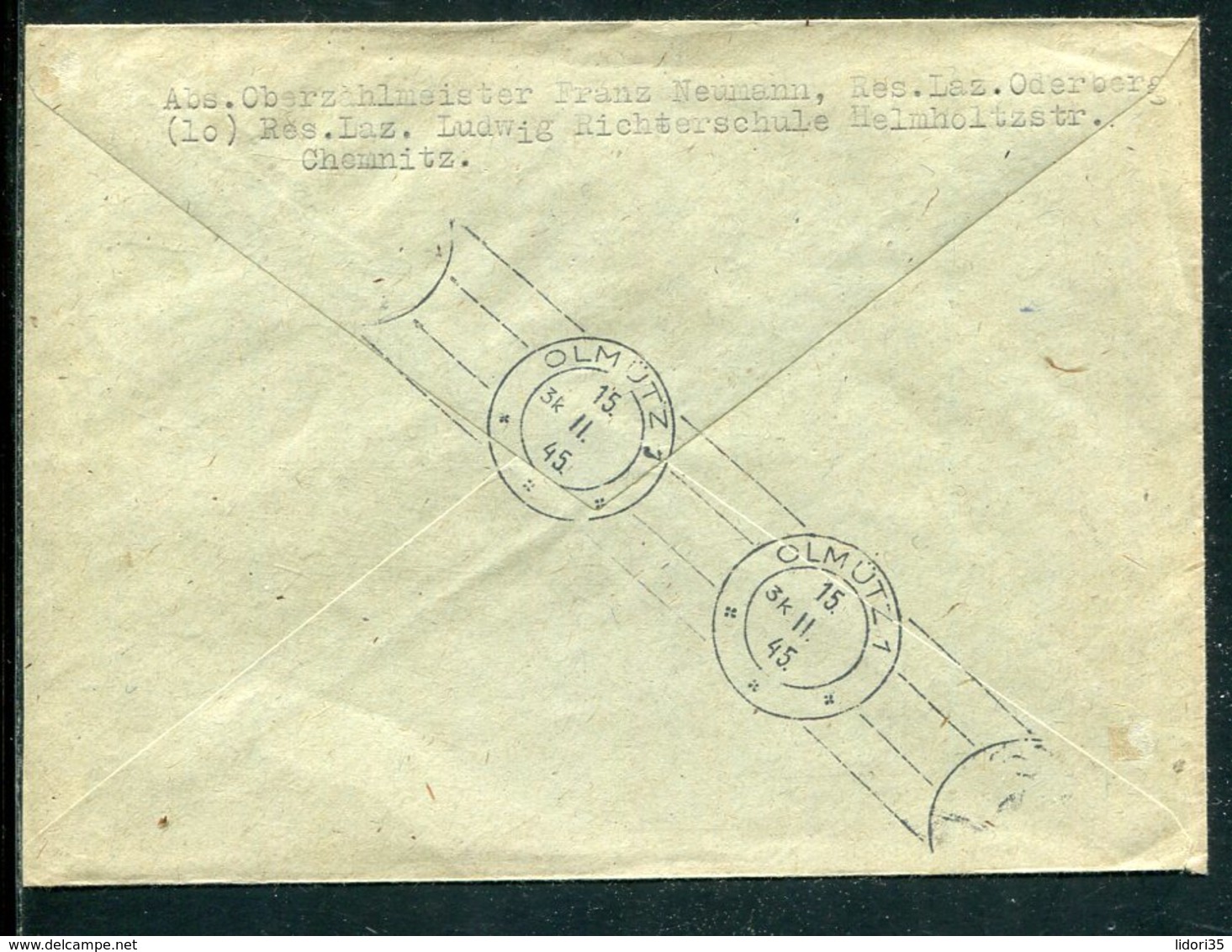 Deutsches Reich / 1945 / Mi. A 795 EF A. Reco-Brief Ex Chemnitz (7262) - Briefe U. Dokumente