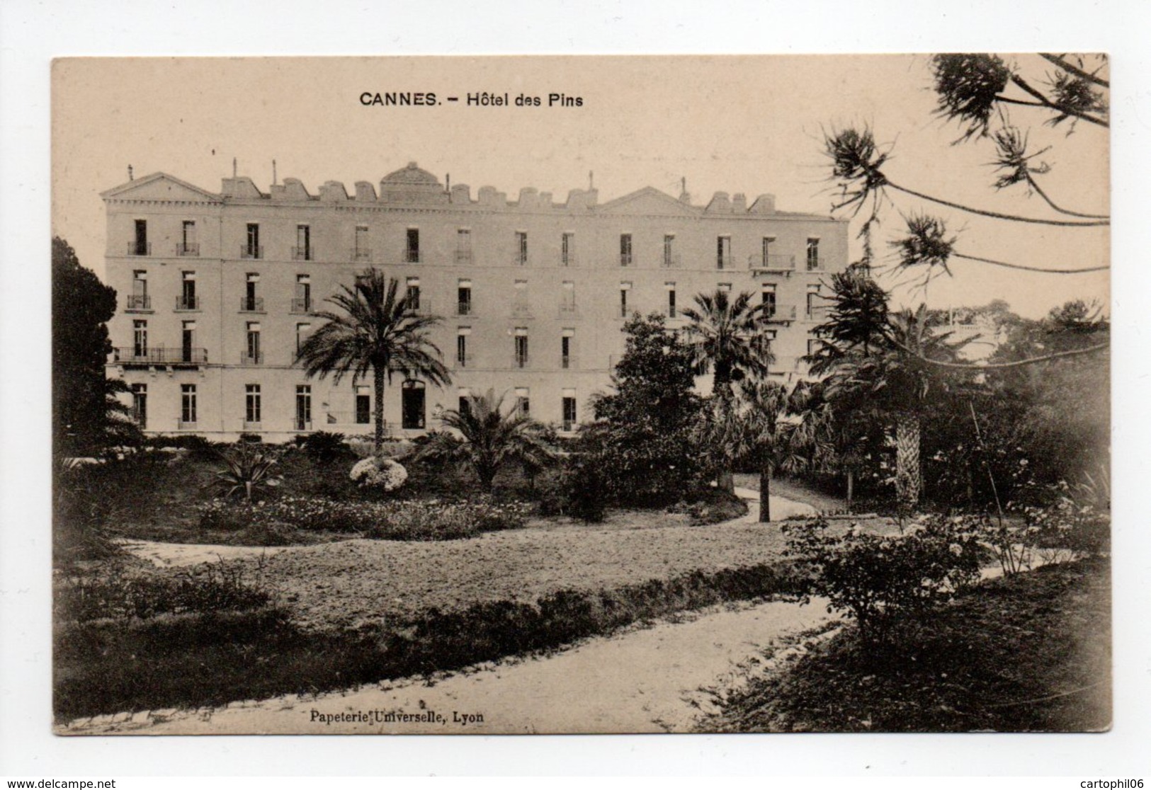 - CPA CANNES (06) - Hôtel Des Pins - - Cannes