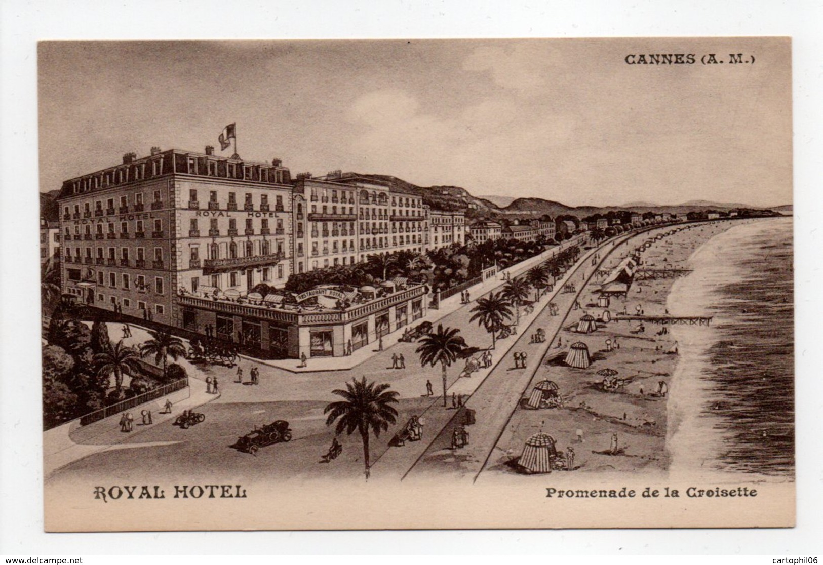 - CPA CANNES (06) - ROYAL HOTEL - Promenade De La Croisette - - Cannes