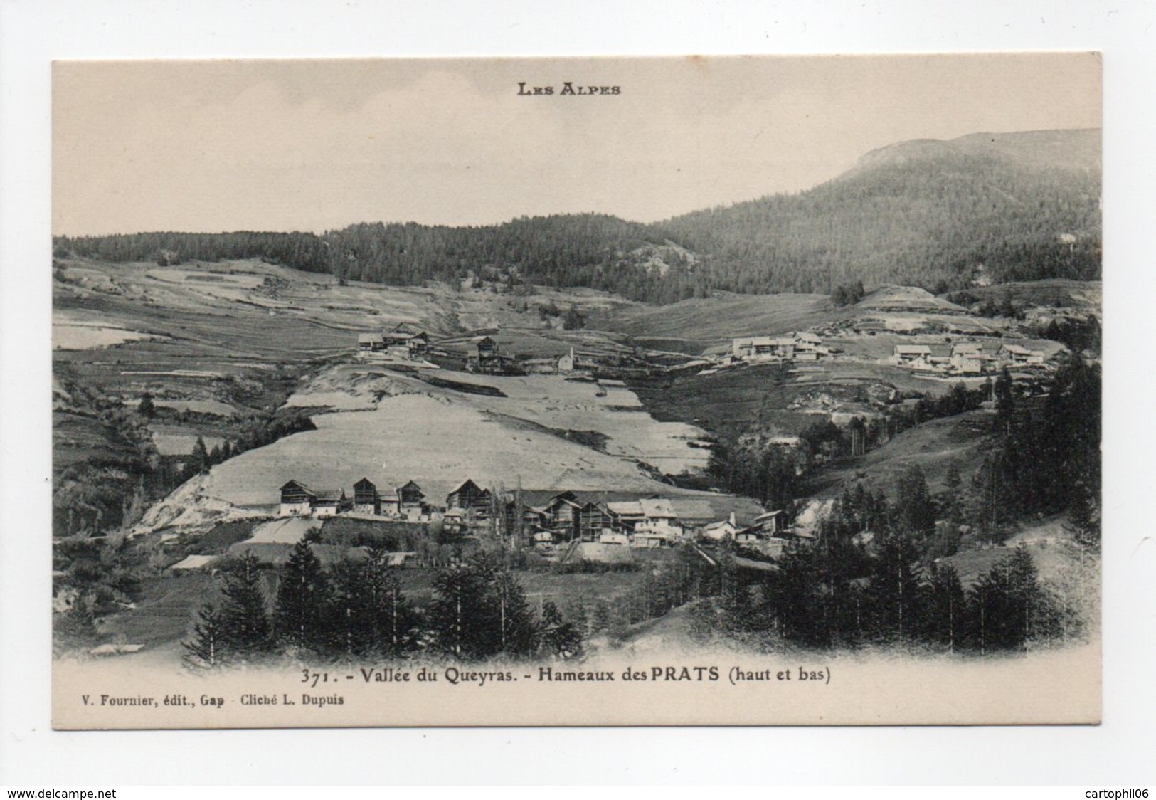 - CPA Vallée Du Queyras (05) - Hameaux Des PRATS (haut Et Bas) - Edition V. Fournier 371 - - Autres & Non Classés