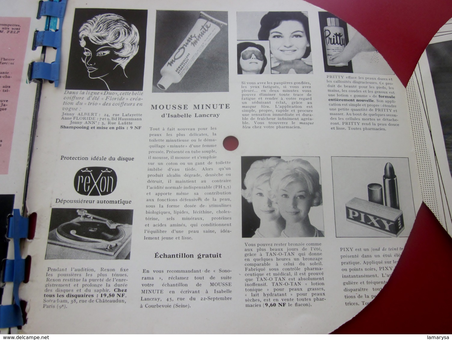 Magazine Sonorama N°23-Oct 1960 -Musique Disque Vinyle Format spécial-Bricitte Bardot-Gilbert Becaud-Airs du moisPubs