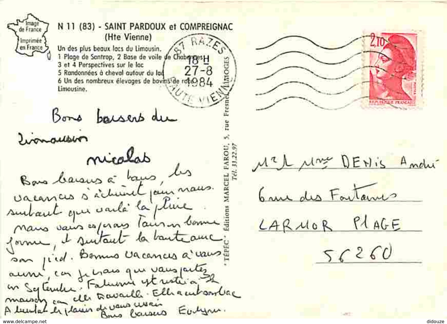 Lot De 45 Cartes Postales Modernes - Haute Vienne ( 87 ) - Composition : Limoges 9 , Oradour 6 , Vassivières 5 , Autres - 5 - 99 Cartes