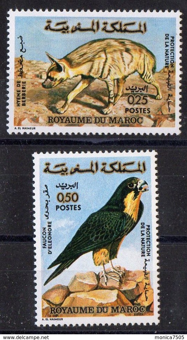 MAROC (  POSTE ) : Y&T N°  489/490 , TIMBRES  NEUFS  SANS  TRACE  DE  CHARNIERE . - Morocco (1956-...)