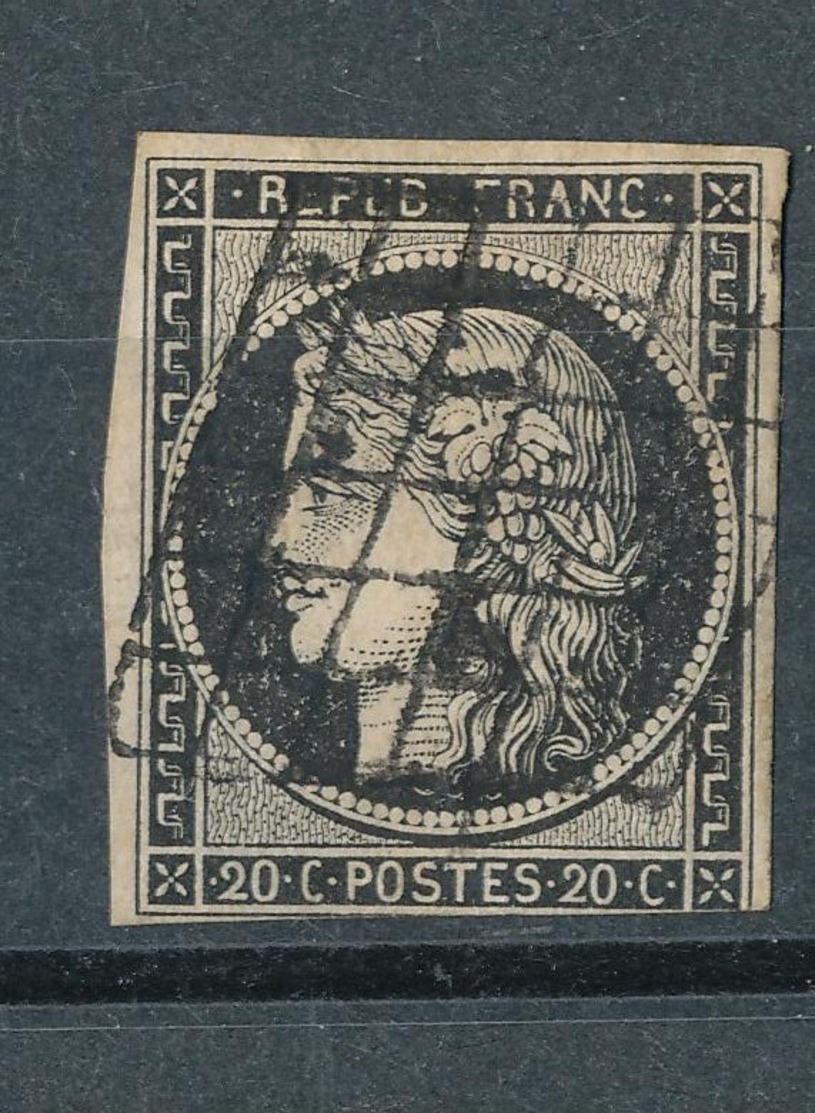 N°3 NUANCE ET OBLITERATION. - 1849-1850 Ceres