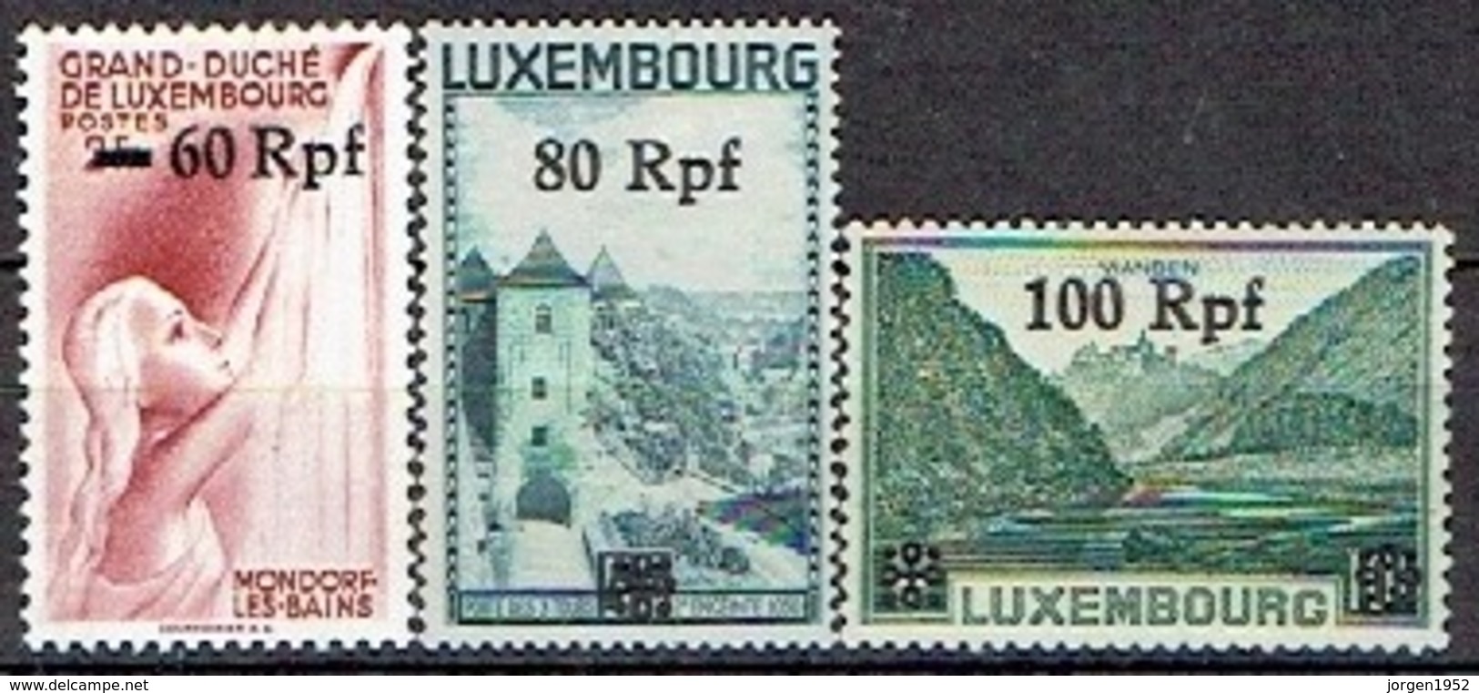 LUXEMBOURG  #   FROM 1940 STAMPWORLD 30-32* - 1940-1944 Occupation Allemande