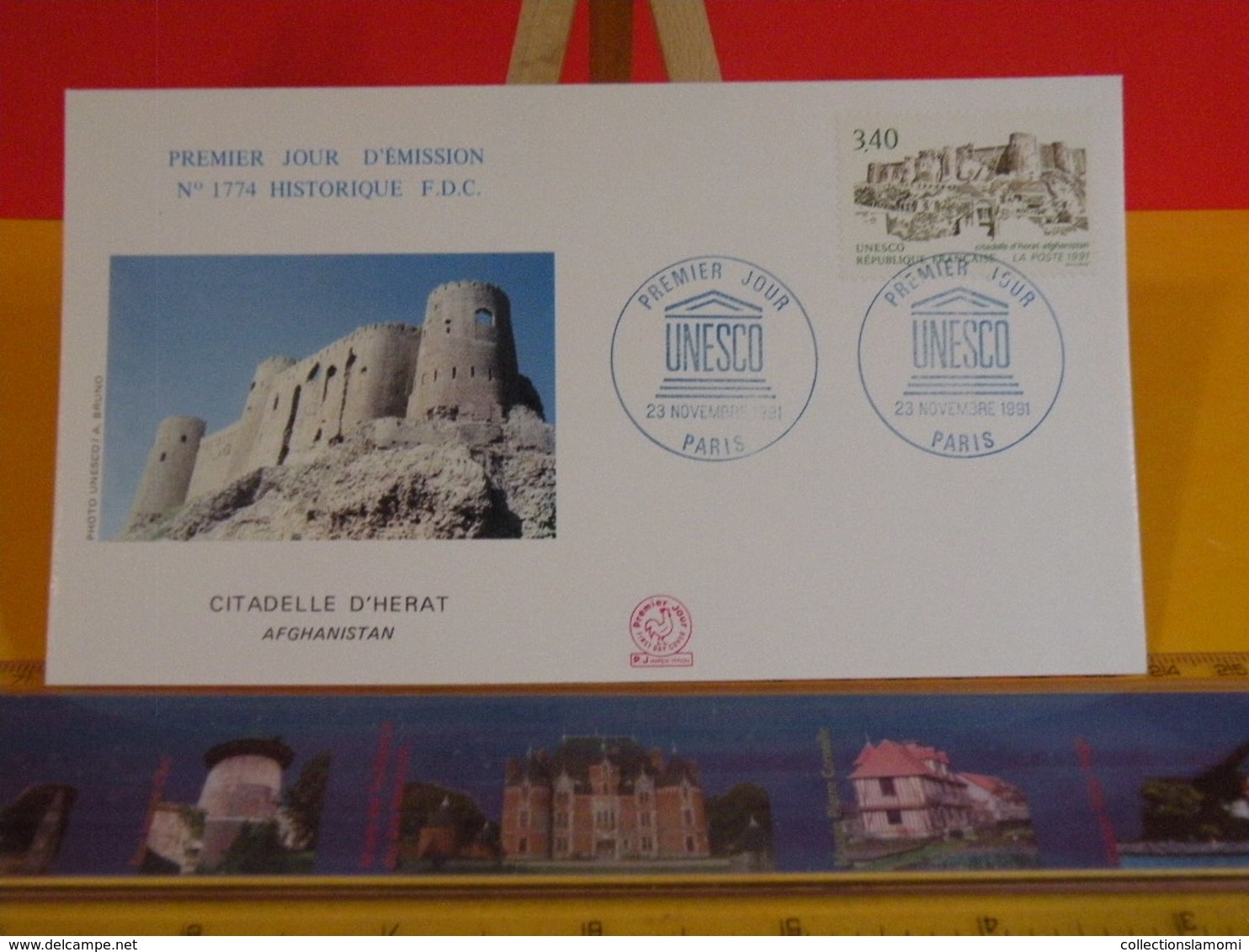 UNESCO. Citadelle D'Herat (Afghanistan) - Paris - 23.11.1991 FDC 1er Jour N°1774 - Coté 2€ - 1990-1999