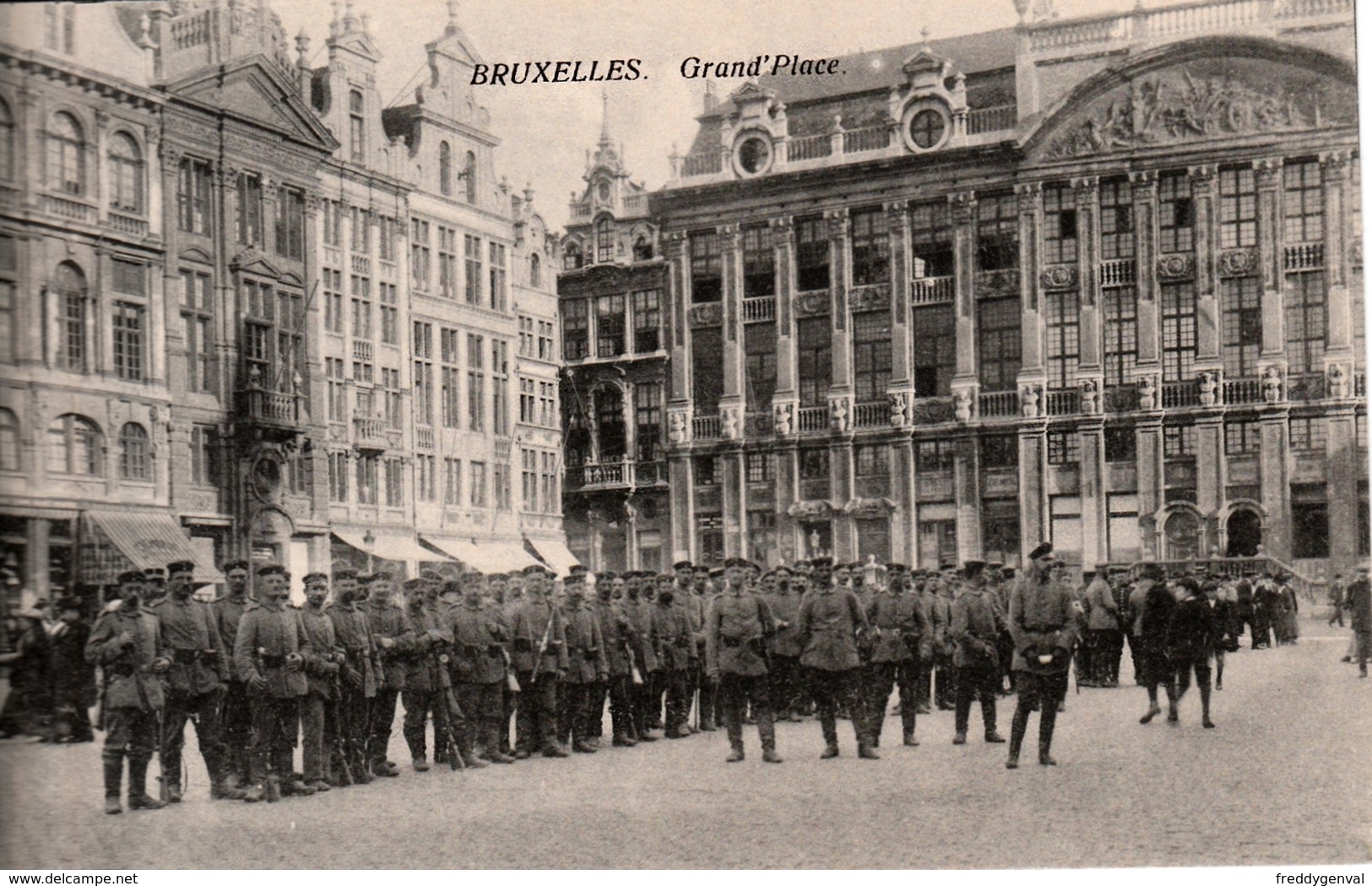 BRUXELLES SOLDATS ALLEMANDS - Andere & Zonder Classificatie