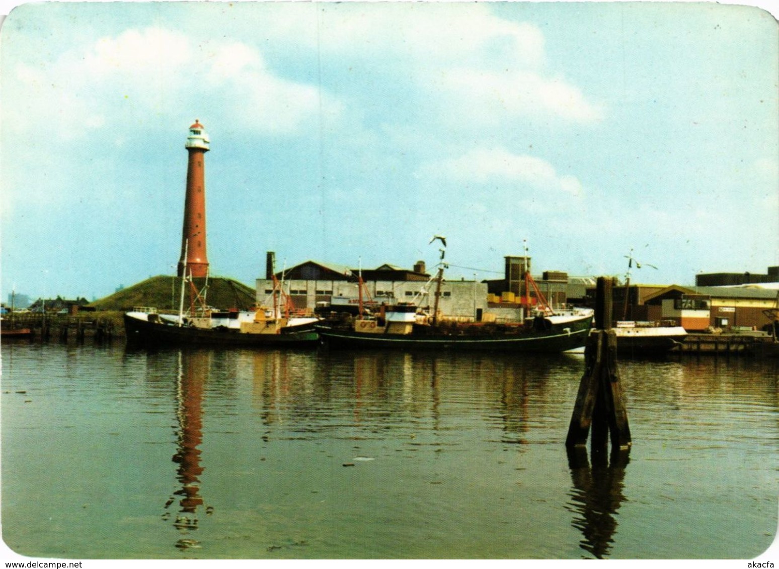 CPM IJMUIDEN Vissershaven LIGHTHOUSE PHARE (708692) - Leuchttürme