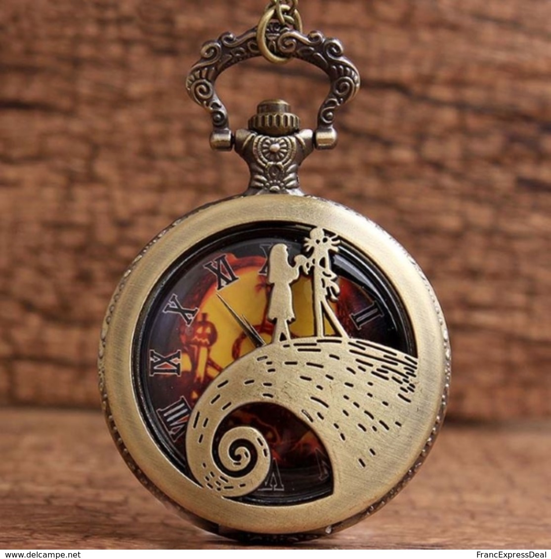 Montre Gousset NEUVE ! ( Pocket Watch ) - The Nightmare Before Christmas ( Ref 3 ) - Montres Gousset