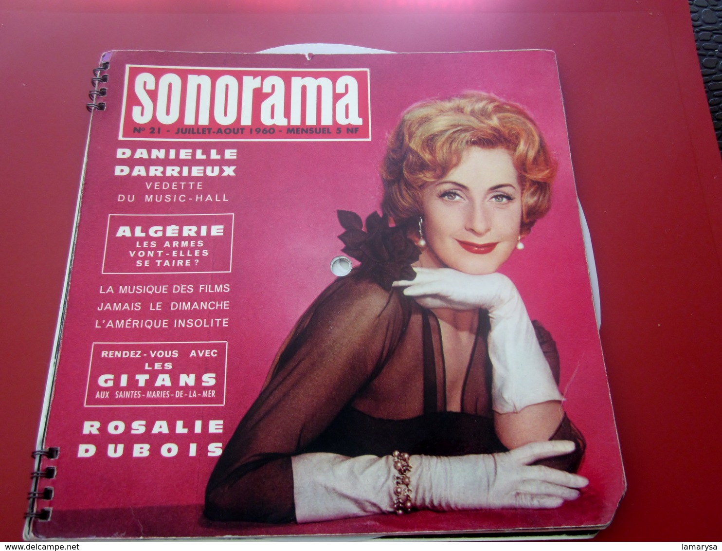 Magazine Sonorama N°21-Jui 1960-Musique Disque Vinyle Format Spécial-Danielle Darrieux-Algérie-Rosalie Dubois-airs Pubs - Formats Spéciaux