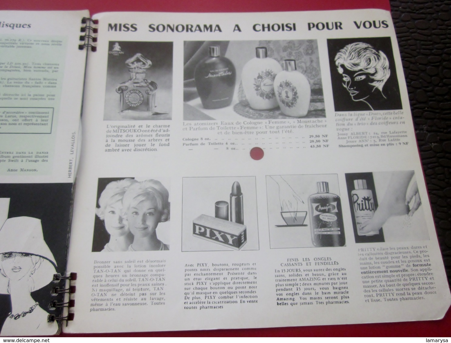 Magazine Sonorama N°21-Jui 1960-Musique Disque Vinyle Format spécial-Danielle Darrieux-Algérie-Rosalie Dubois-airs Pubs