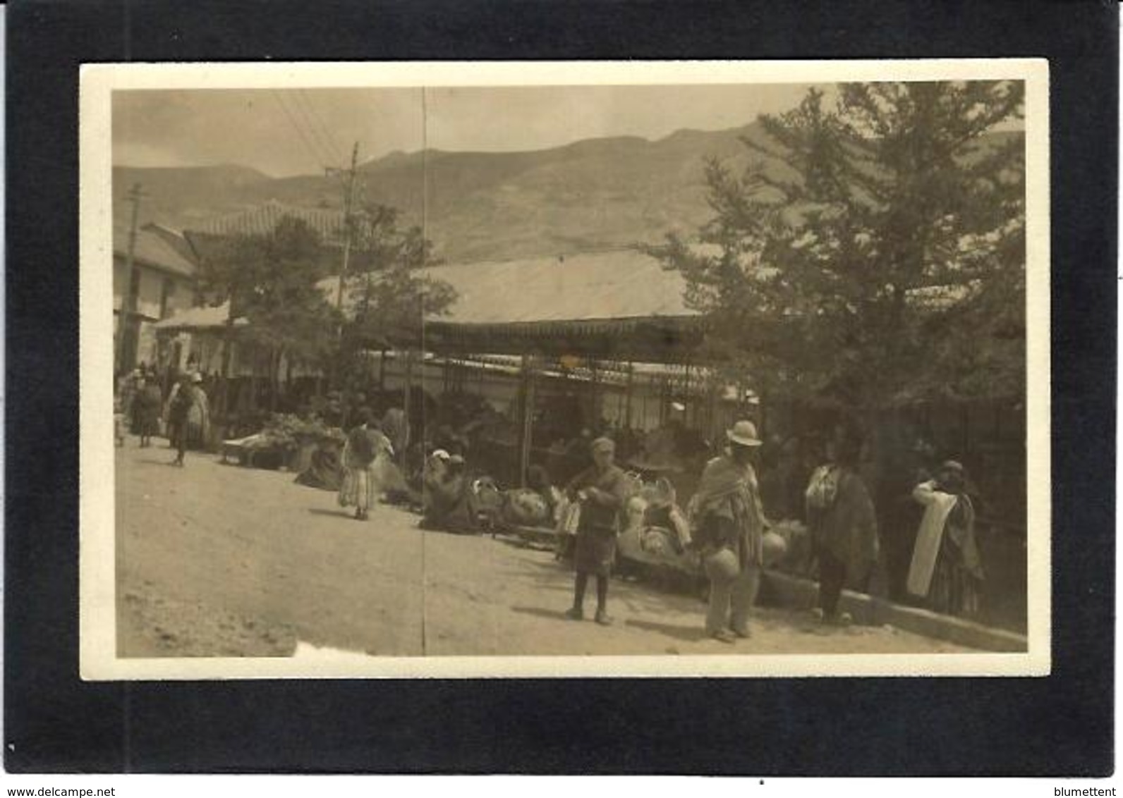 CPA Bolivie Bolivia  Non Circulé Carte Photo RPPC Market - Bolivien