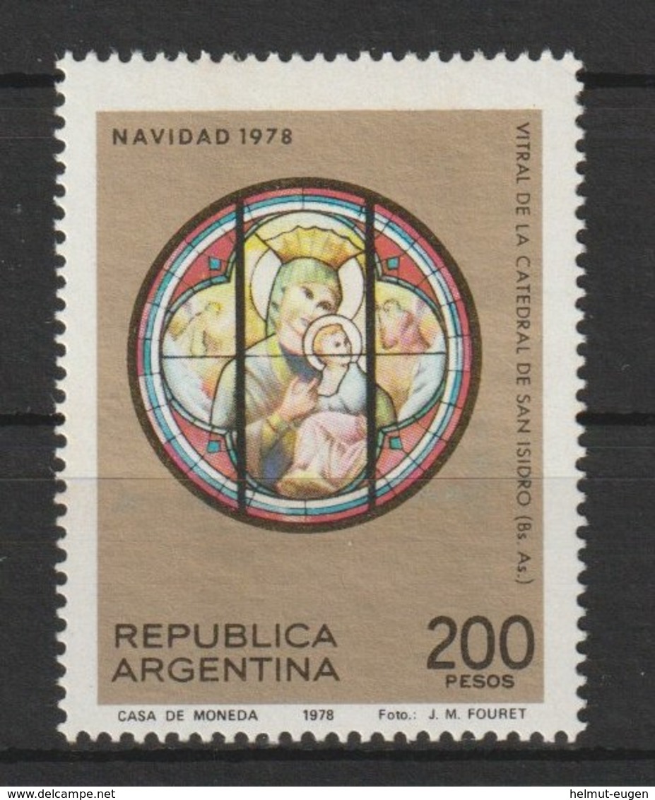 MiNr. 1373 Argentinien 1978, 16. Dez. Weihnachten. - Nuovi