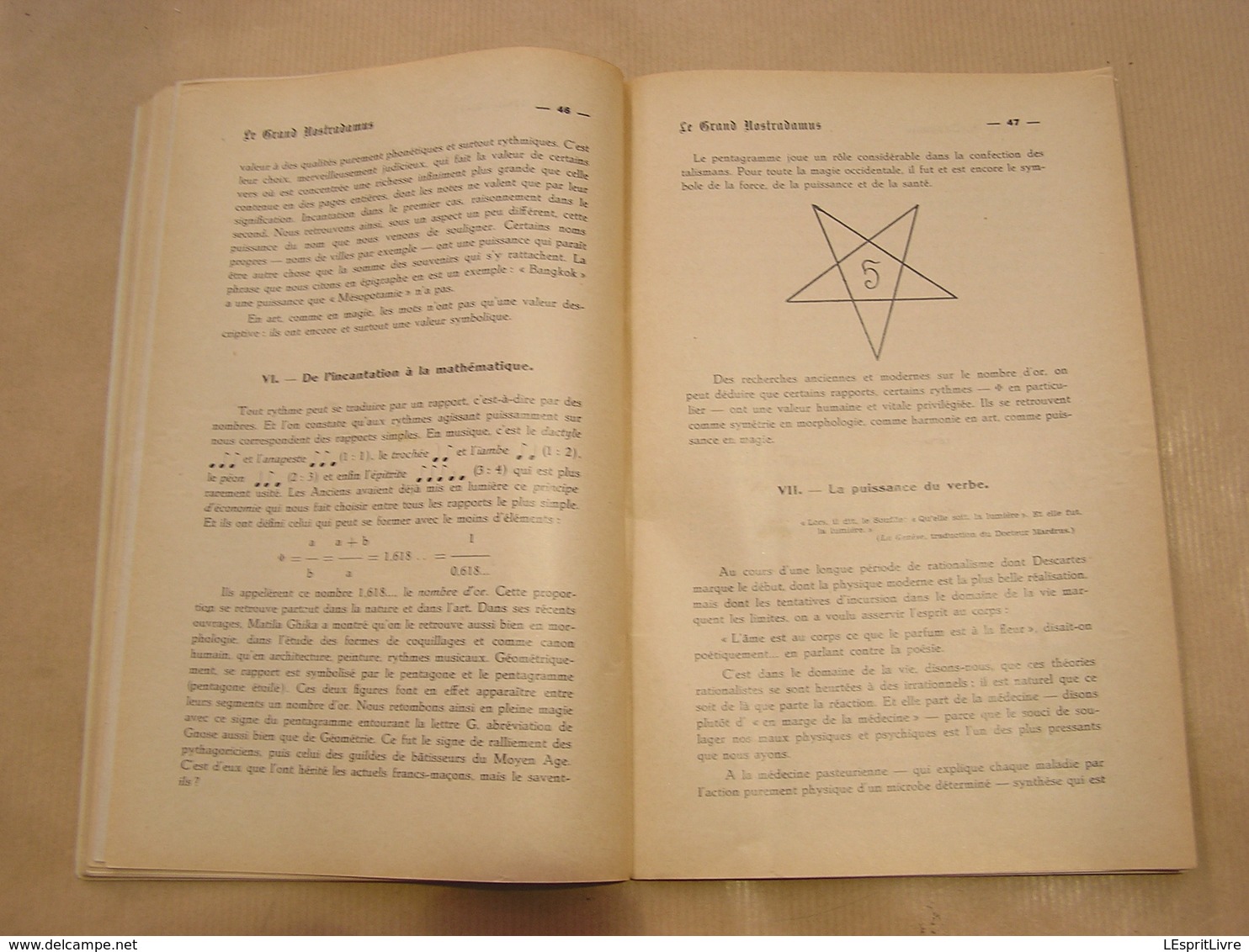 LE GRAND NOSTRADAMUS Revue Mensuelle N° 11 1935 Astrologie Prédictions Astrologue Sciences Occultisme Weygand