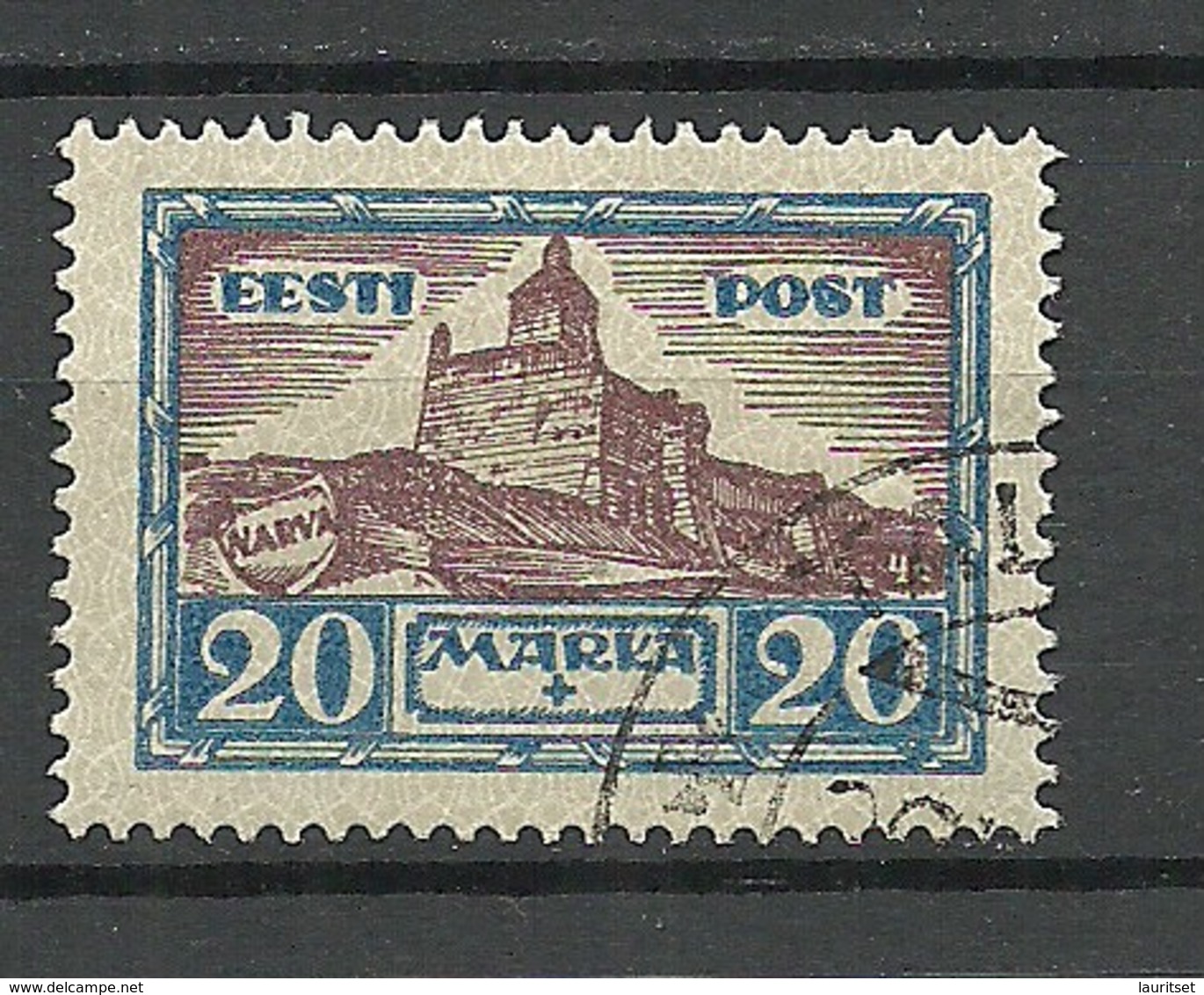 Estland Estonia Estonie 1927 Michel 66 O Signed - Estonie