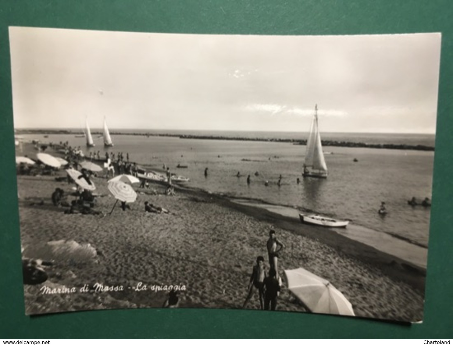 Cartolina Marina Di Massa - La Spiaggia - 1963 - Massa