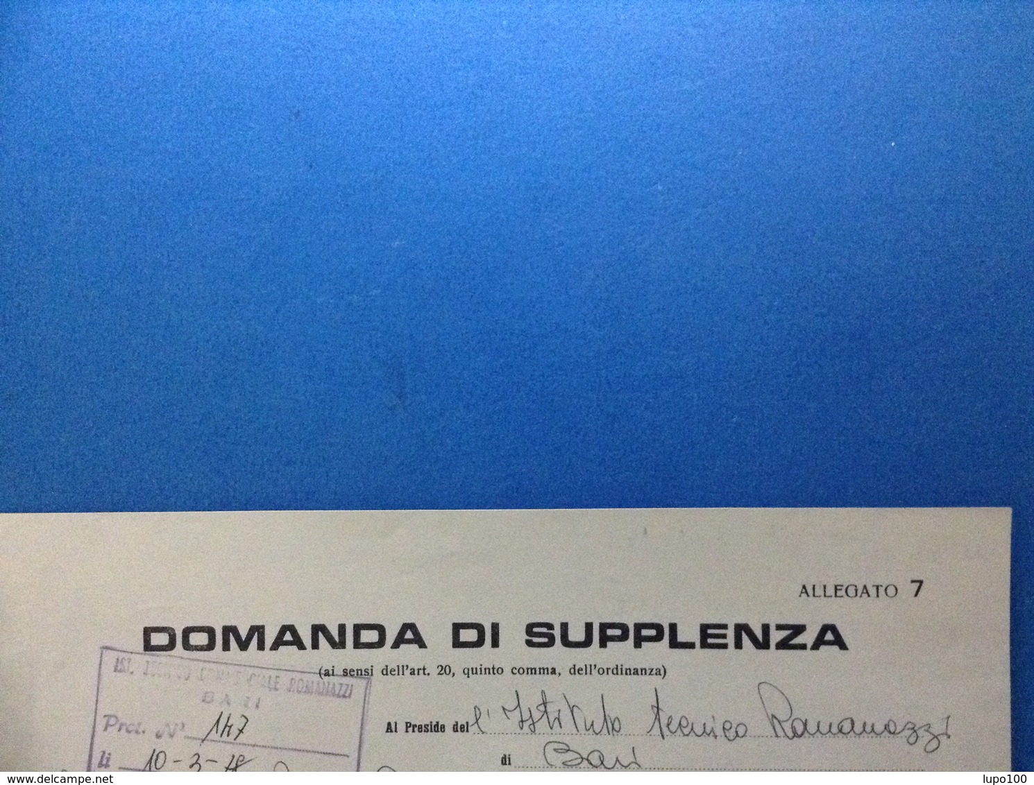 1978 ITALIA STORIA POSTALE RACCOMANDATA BARI LETTERA DOMANDA DI SUPPLENZA CON QUARTINA 130 SIRACUSANA - 1971-80: Storia Postale