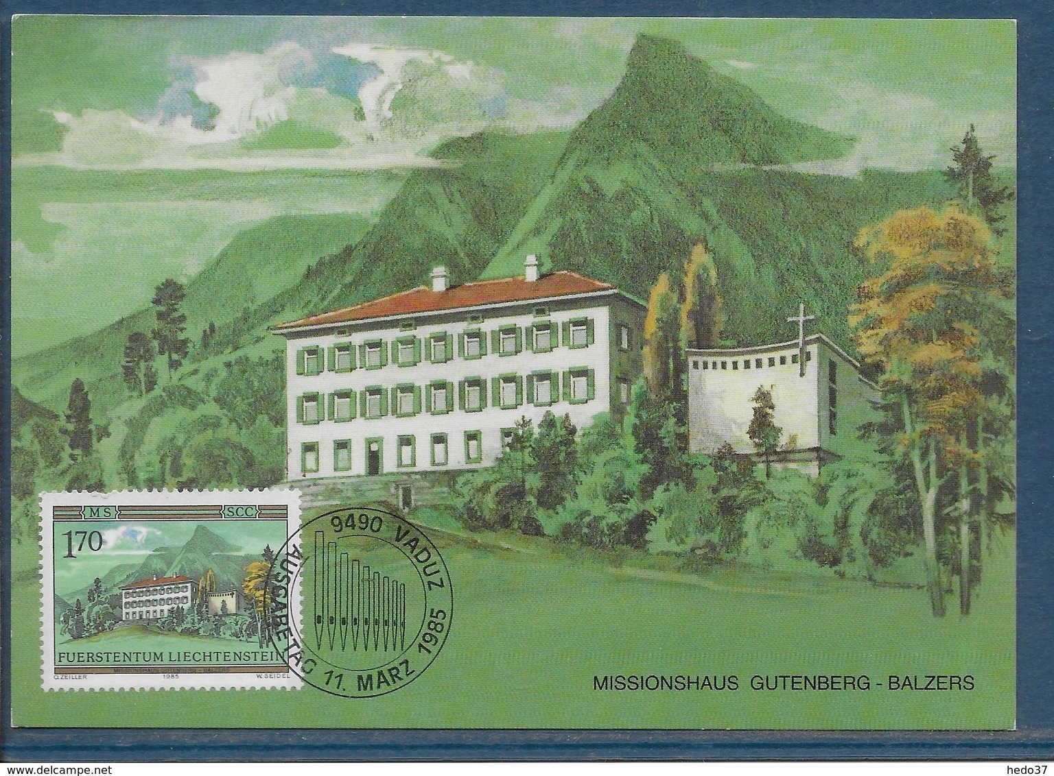 Thème Architecture - Liechtenstein - Carte Maximum - Autres & Non Classés