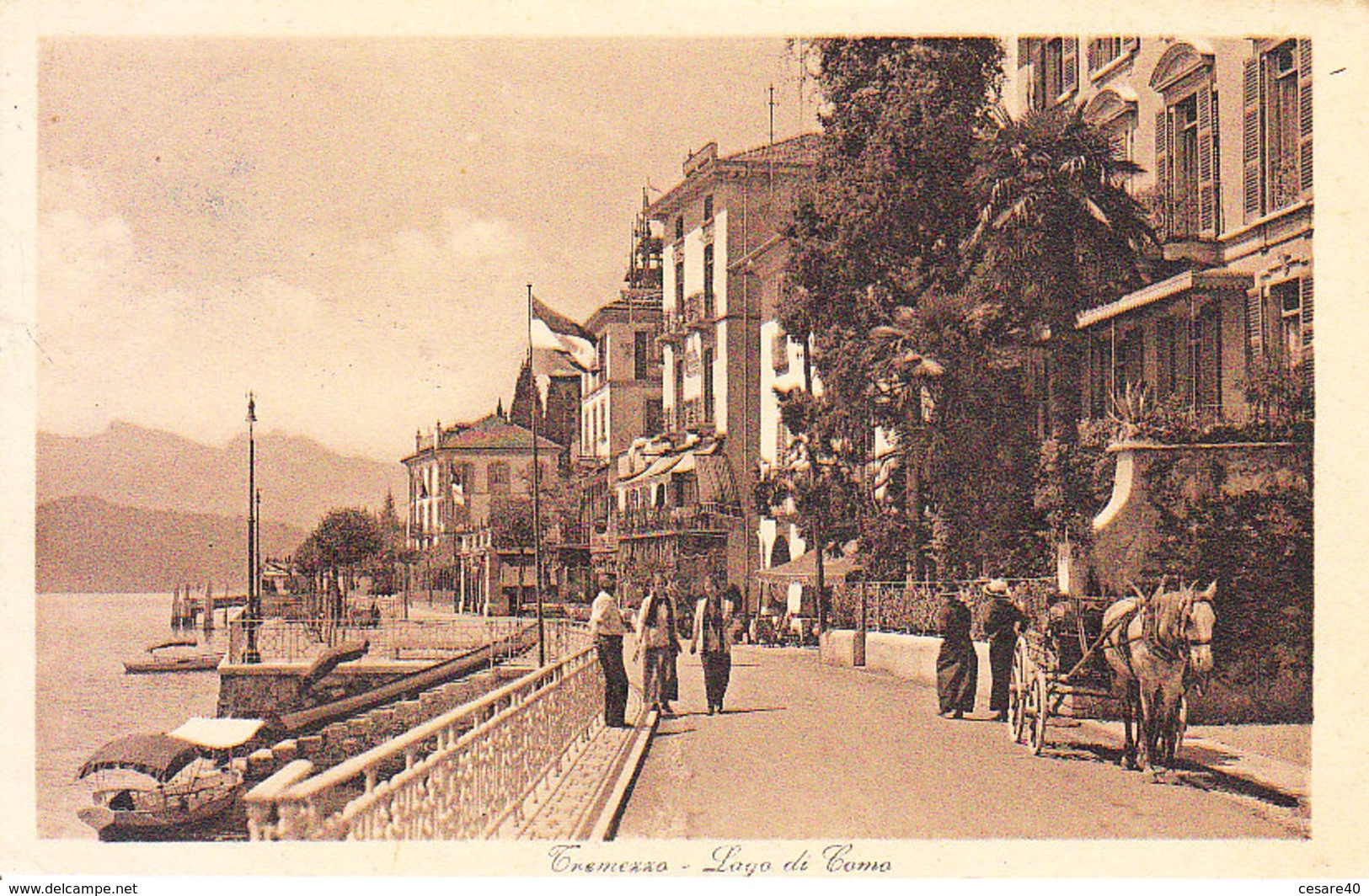 ITALIA - TREMEZZO - Lago Di Como, Bella, Animata, Viag. 1926 - Ales-41 - Altri & Non Classificati
