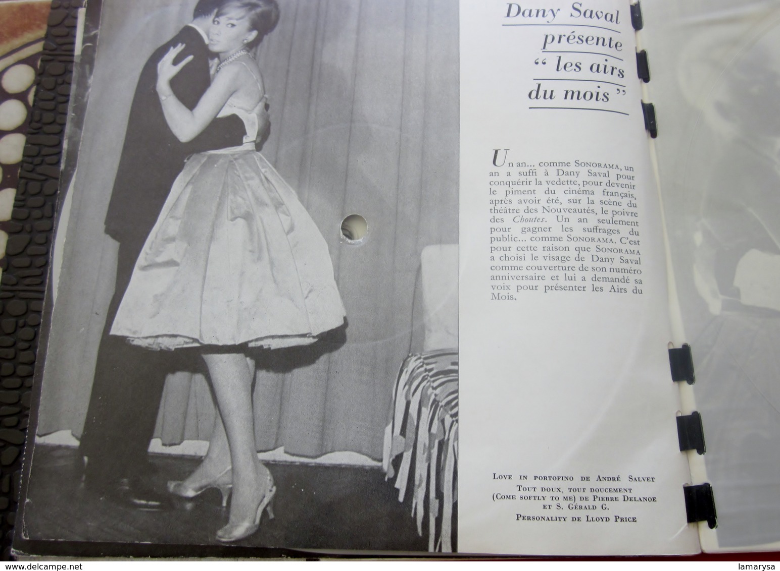 Magazine Sonorama N°12-Oct 1959-Musique Disque Vinyle Format spécial-Dany Saval-Algérie-De Gaulle-Kroutchev Pubs