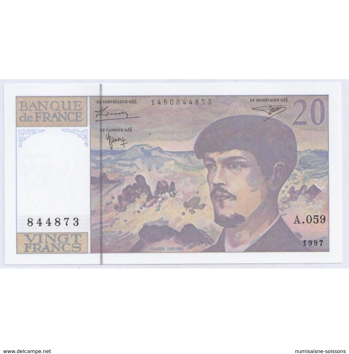 FAY 66TER/02 - 20 FRANCS DEBUSSY - 1997 - A 059 - NEUF - PICK 151 - - 20 F 1980-1997 ''Debussy''