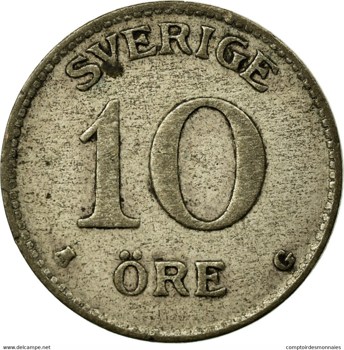 Monnaie, Suède, Gustaf V, 10 Öre, 1938, TB, Argent, KM:780 - Suède