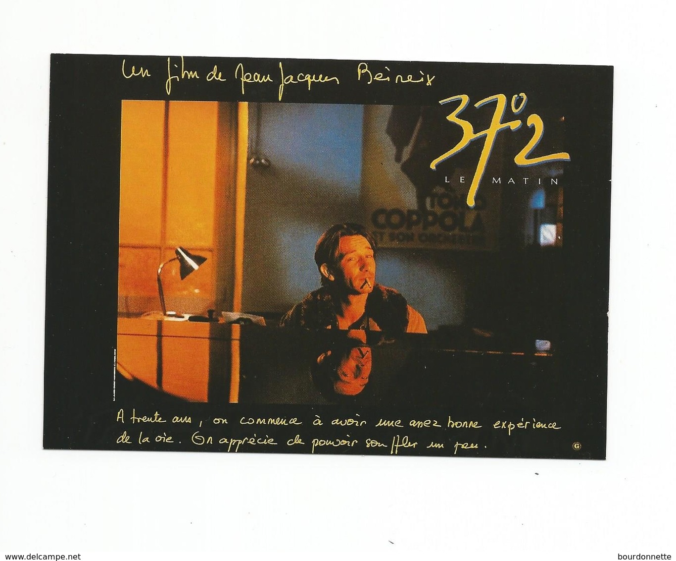Affiche Sur Carte Trente Sept Deux Film De Jean Jacques Beinex - Manifesti Su Carta