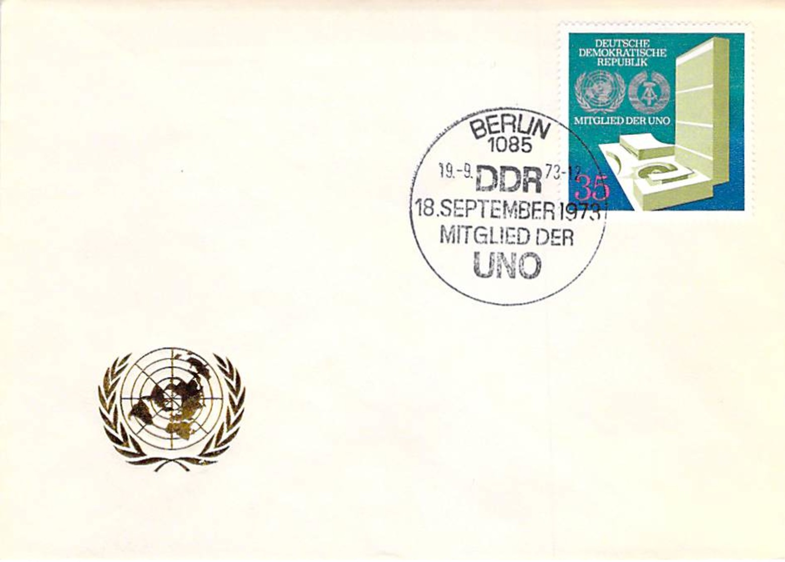 R DDR 1973 FDC  Mi.Nr.1883 + 1884 + 1885 - Sonstige & Ohne Zuordnung