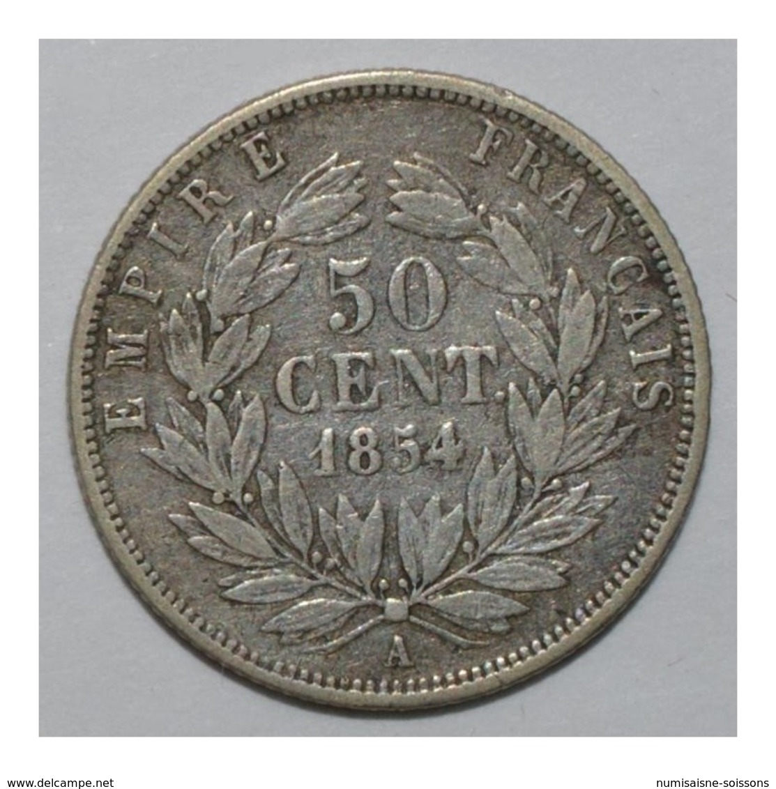 GADOURY 414 - 50 CENT. 1854 A TYPE NAPOLEON III Tête Nue - TB - KM 794 - - Other & Unclassified