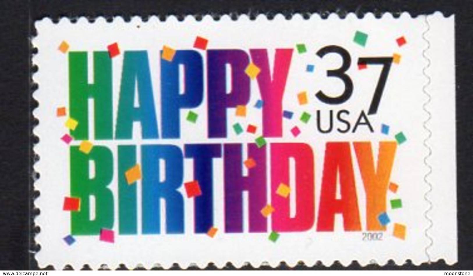 USA 2002 Greetings Stamp 37c Value, MNH (SG 4194) - Unused Stamps