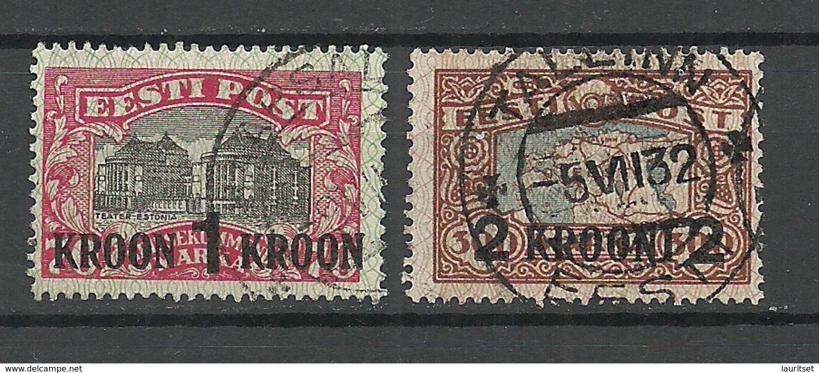 Estland Estonia 1930 Michel 87 - 88 O - Estonia