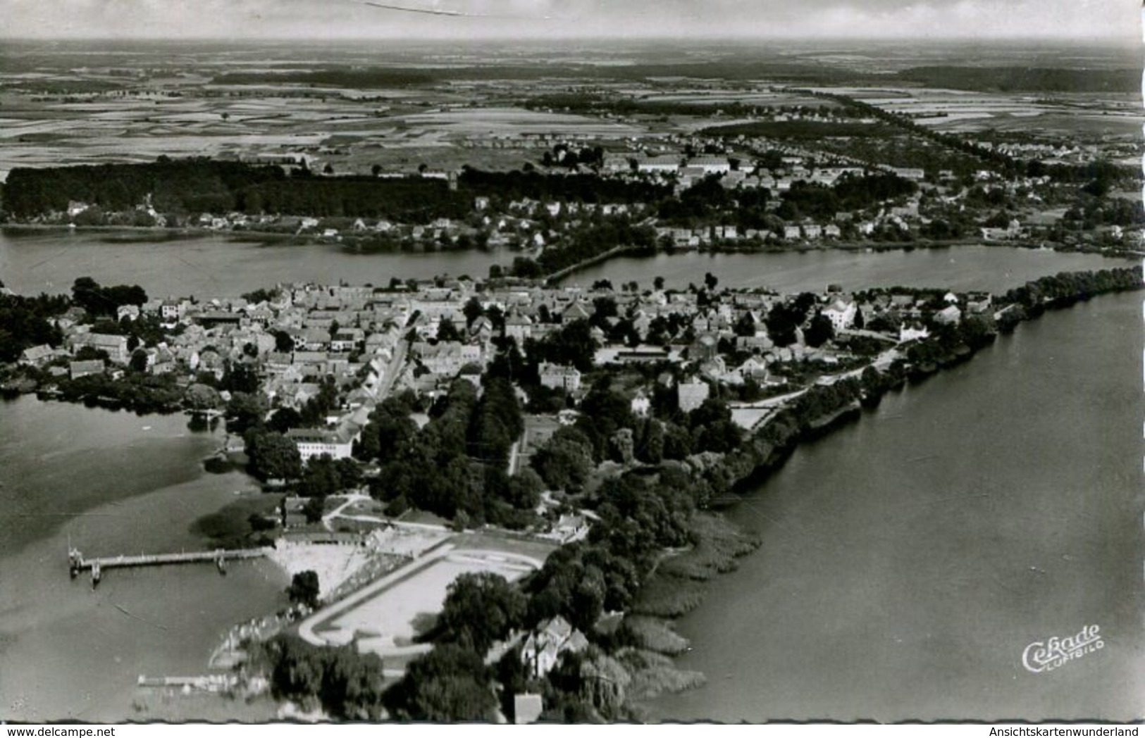 005925  Inselstadt Ratzeburg Fliegeraufnahme  1960 - Ratzeburg