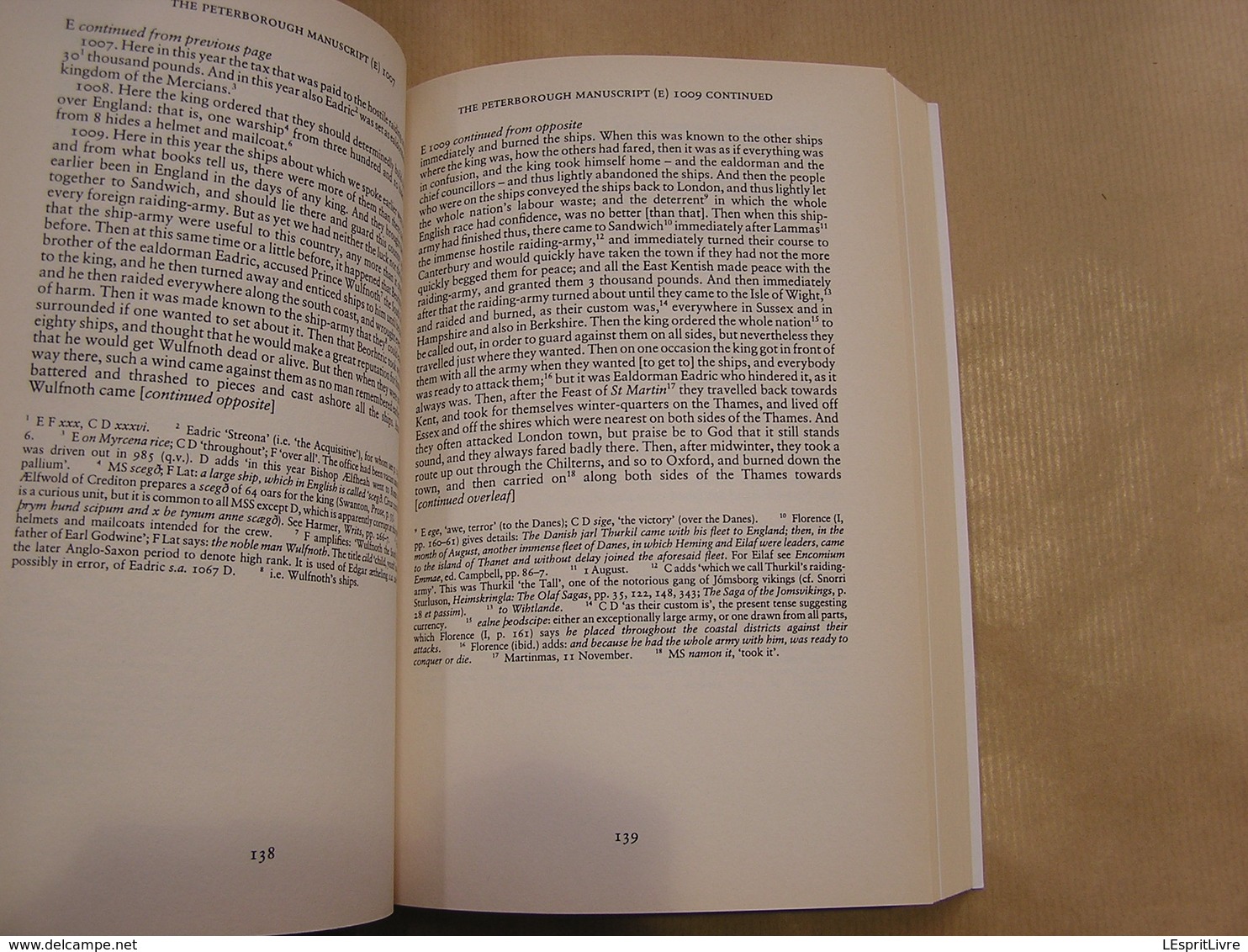 THE ANGLO SAXON CHRONICLES The Peterborough Manuscript History Médiéval England Angleterre Moyen Age Mercia King