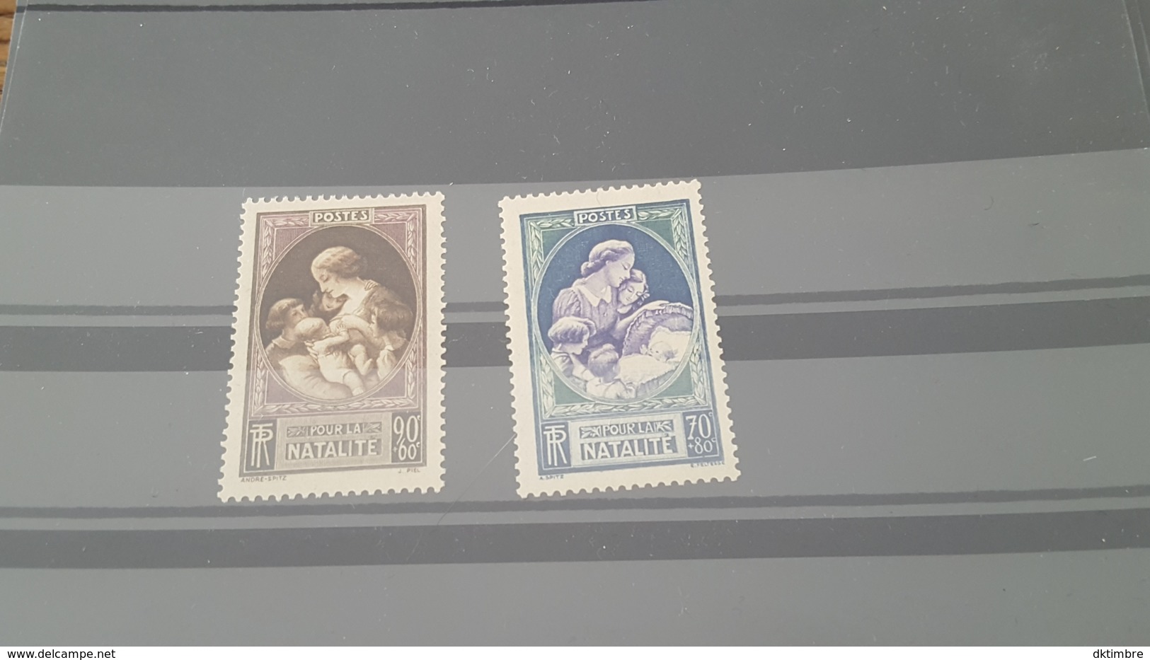 LOT 440680 TIMBRE DE FRANCE NEUF** LUXE N°440/441 - Neufs