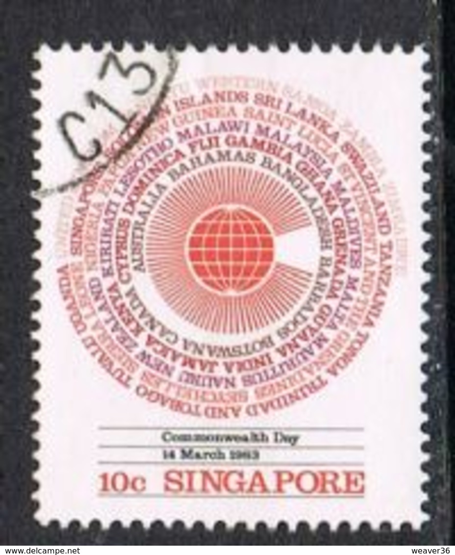 Singapore SG443 1983 Commonwealth Day 10c Good/fine Used [15/14416/2D] - Singapore (1959-...)