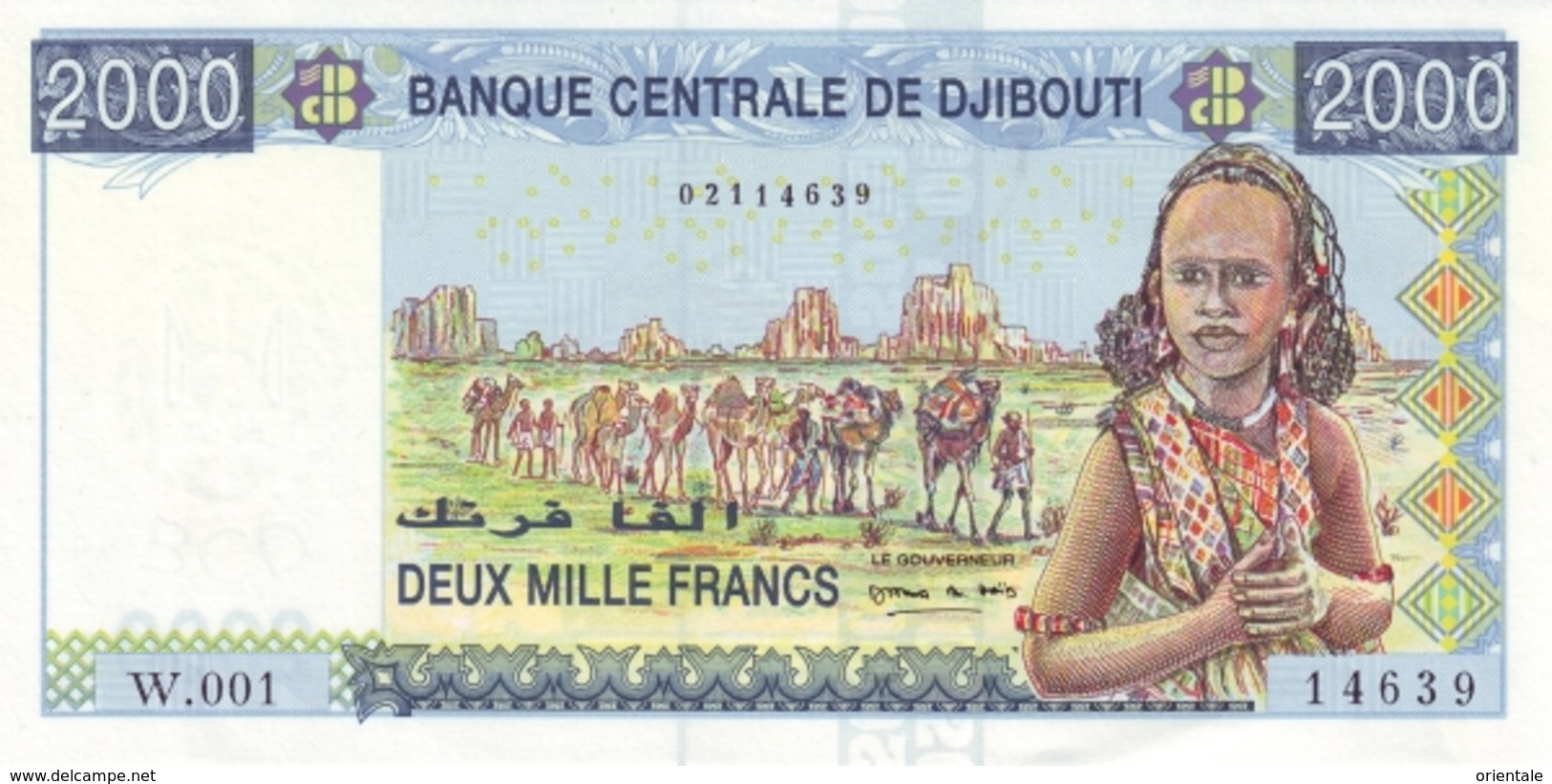 DJIBOUTI P. 43 2000 F 2008 UNC - Gibuti