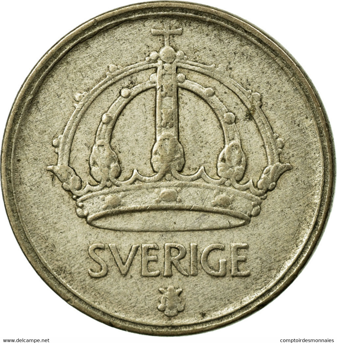 Monnaie, Suède, Gustaf V, 10 Öre, 1948, TTB, Argent, KM:813 - Suède