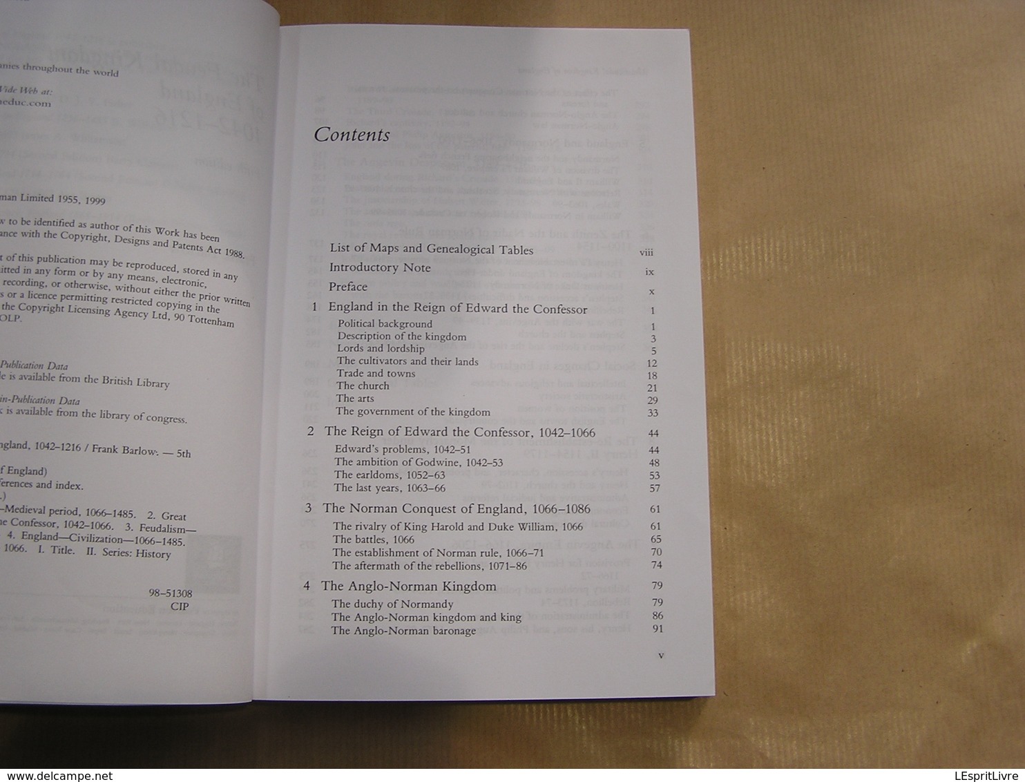 THE FEUDAL KINGDOM OF ENGLAND 1042 1216 History Médiéval King Anglo Saxon Norman Angleterre Moyen Age War Guerre Normand - Europe