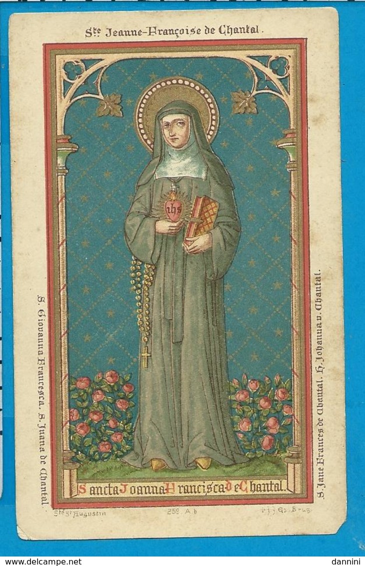 Holycard    St. Joanna Francisca De Chantal - Devotion Images