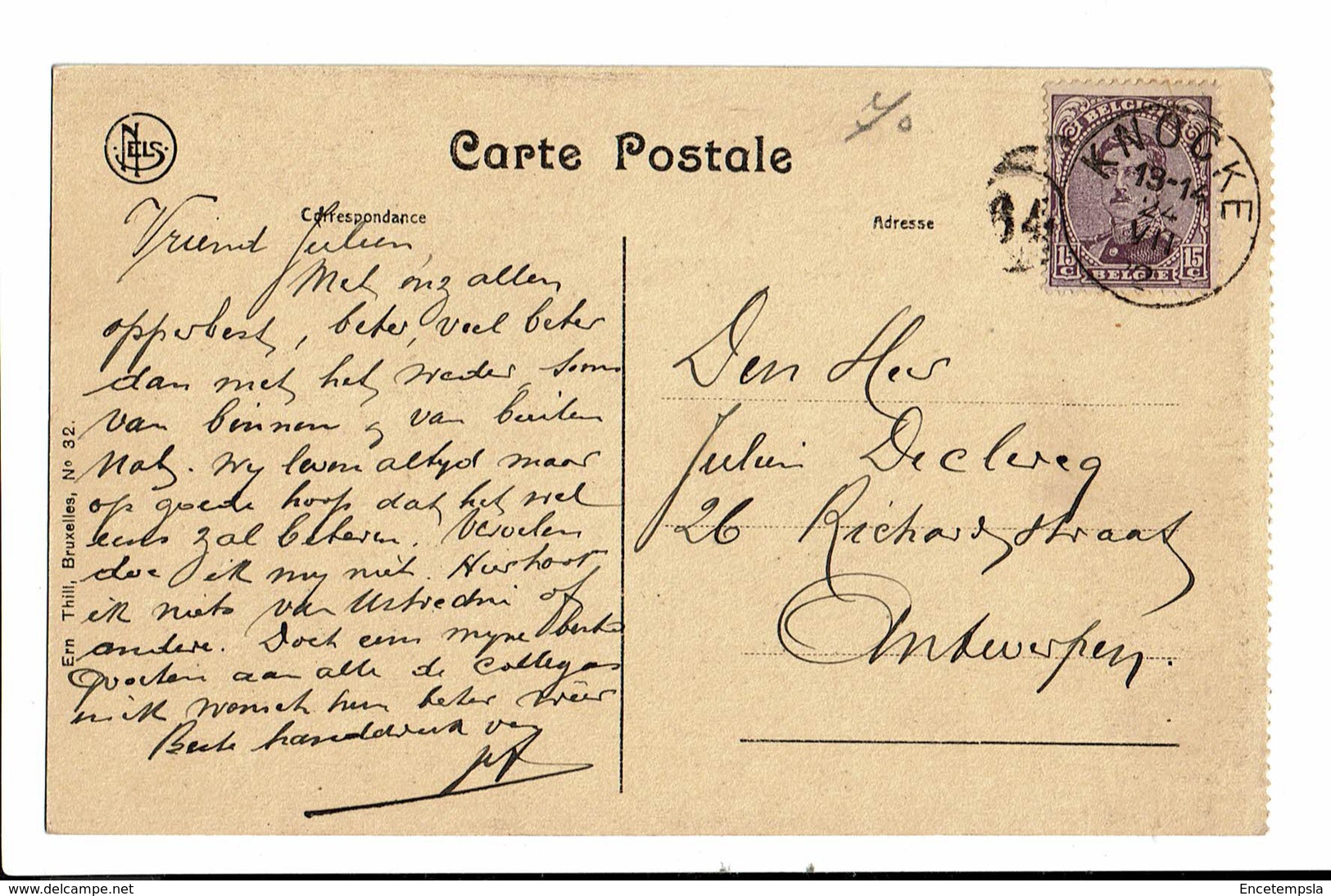 CPA - Carte Postale -Belgique -Knocke - Hôtel Palace Et La Digue-1924 --VM555 - Knokke